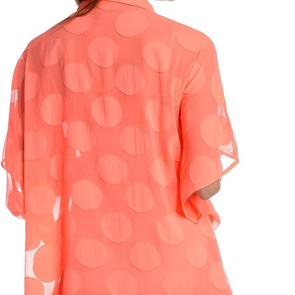 ❗️SOLD❗️La Blanca Women's Camp Shirt Swimsuit Cover Up, - Picture 8 of 10